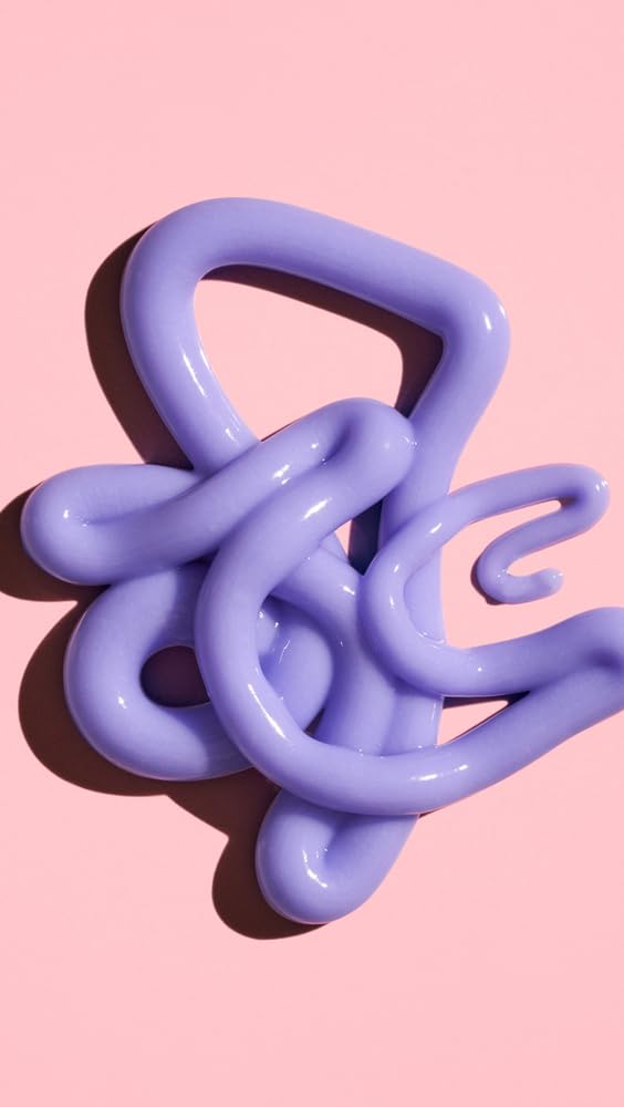 Oribe bright blonde conditioner creamy violet texture on hand, helps tone brassiness