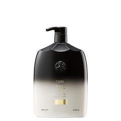 Oribe Gold Lust shampoo front bottle showing elegant packaging and professional quality