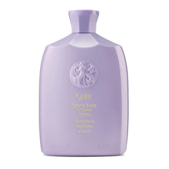 ORIBE lavender packaging front view shows premium bottle and calm styling benefit