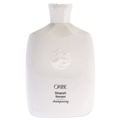 Oribe Silverati pump closeup highlighting easy dispensing and precision use