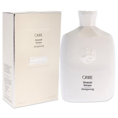 Oribe Silverati foamy texture in hand demonstrating gentle cleansing action