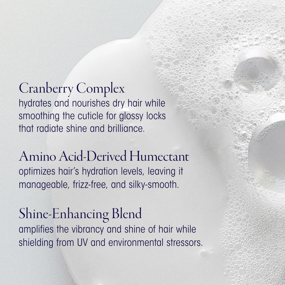 ORIBE creamy texture swiped on hand illustrating smooth hydration