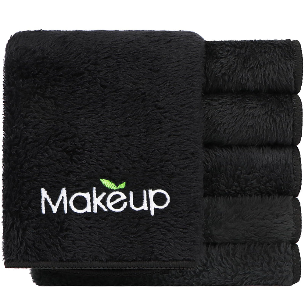 Orighty front pack view showing six black towels and compact benefit