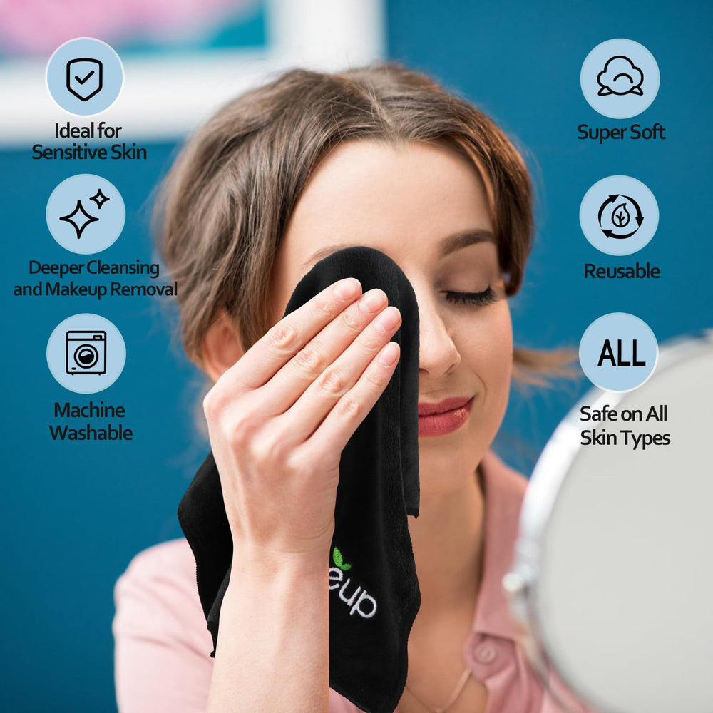 Orighty removing eye makeup demonstrating gentle, effective benefit