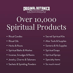 Original Botanica herb bath being poured in shower to cleanse and protect