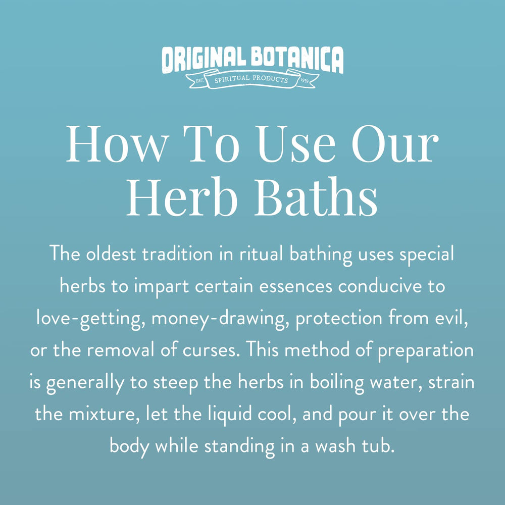 Original Botanica herb blend close-up revealing botanical texture and purity