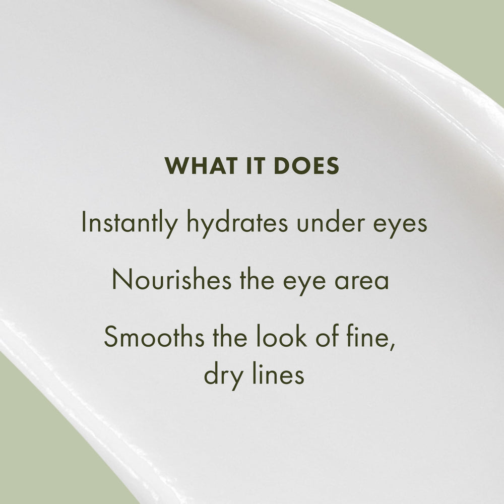 Origins Eye Doctor in-use application using ring finger to demonstrate gentle patting benefit