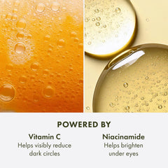 Origins GinZing applying cream under eye for immediate brightening benefit