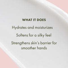 Origins Light Rose cream texture swatch illustrating lightweight hydration and smooth finish