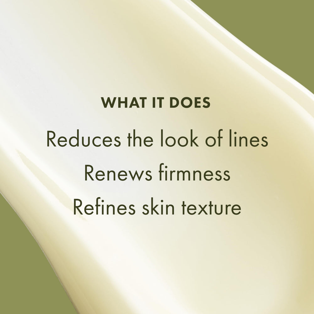 Origins Plantscription serum on hand showing silky texture and quick absorption benefit
