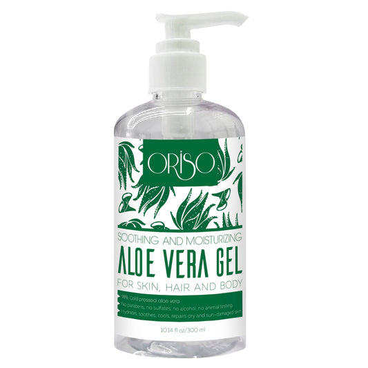 ORISO front bottle view showing clean label and convenient 10 fl oz size for daily use