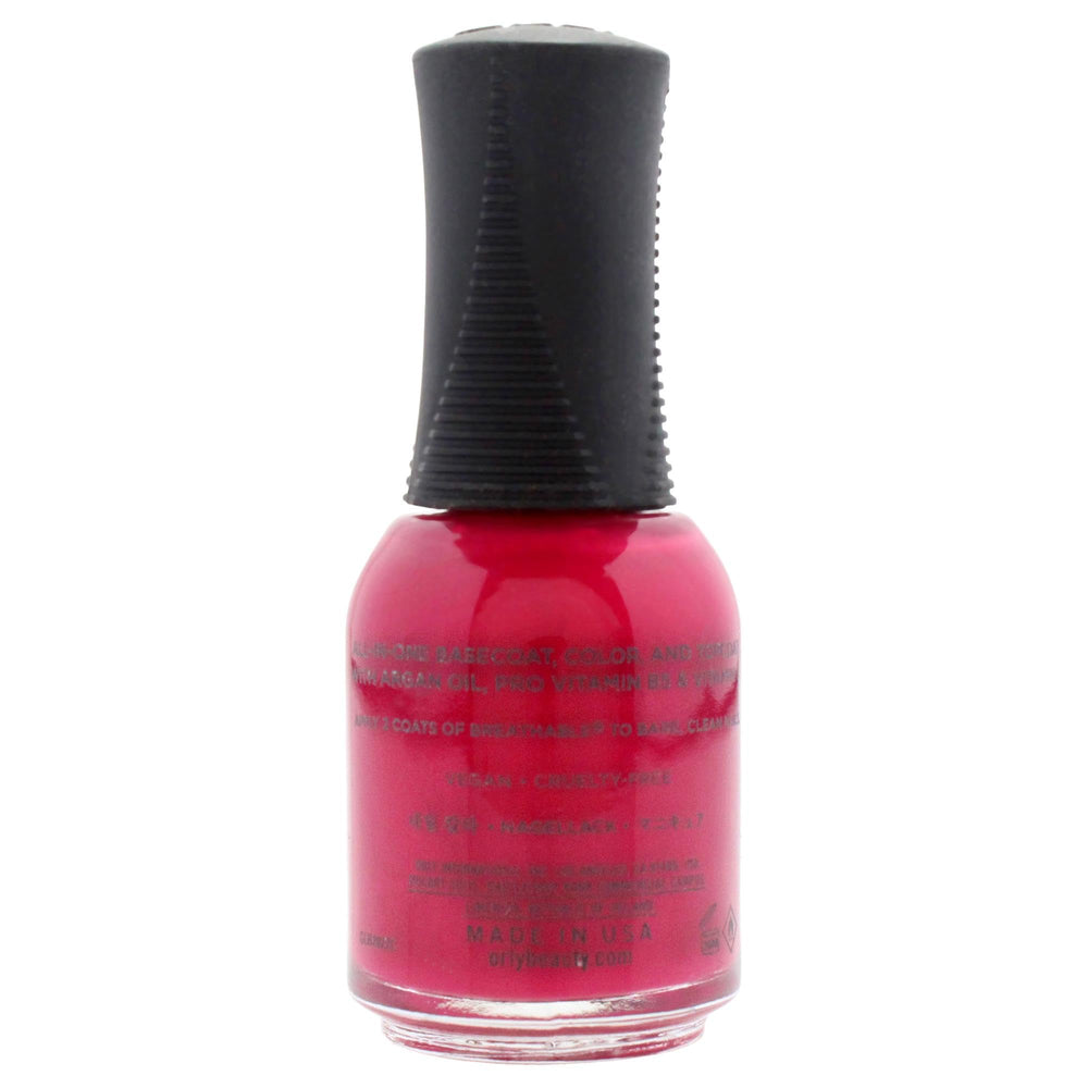 Orly Astral Flaire brush spreading smooth color to show precise application and flawless coverage