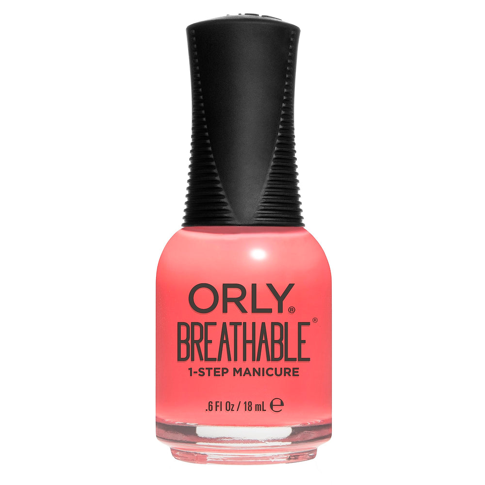 Orly bottle front packaging showing watermelon creme shade and benefits