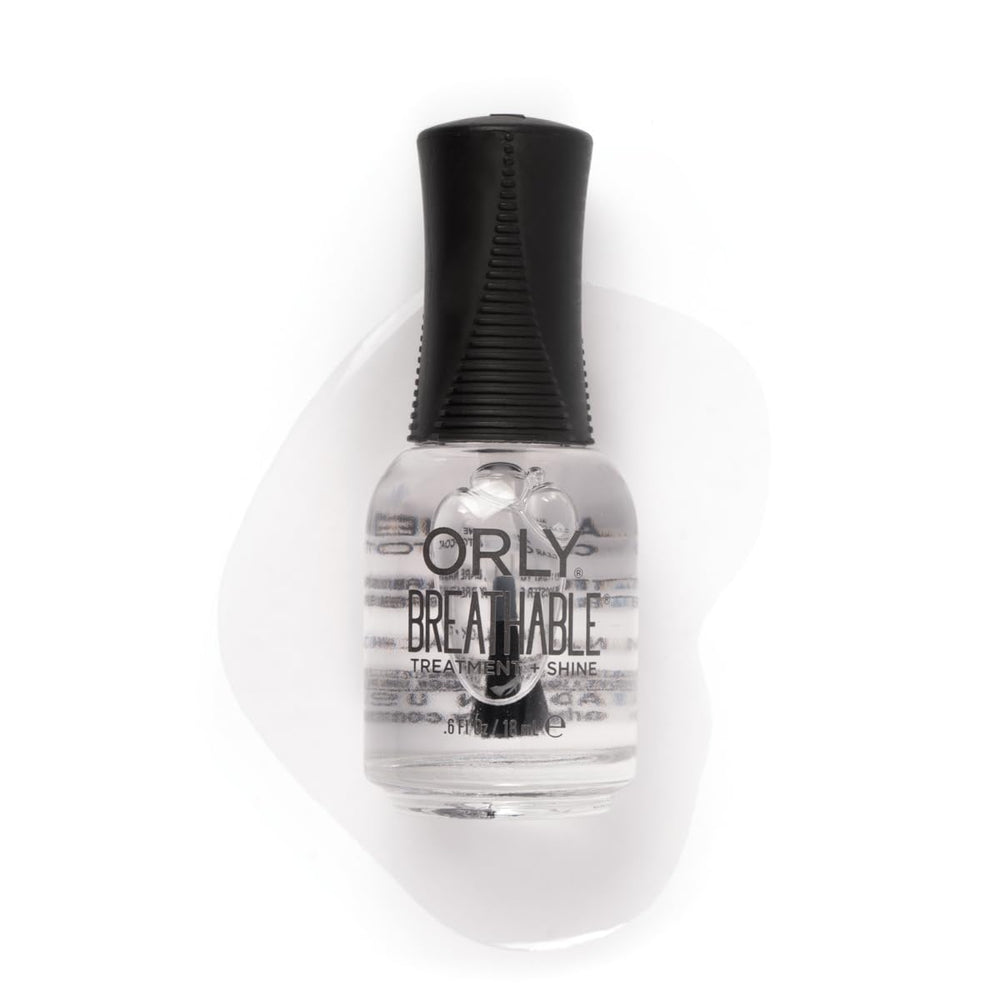 Orly bottle front view showing label and glossy cap with professional polish appeal