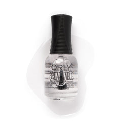 Orly bottle front view showing label and glossy cap with professional polish appeal