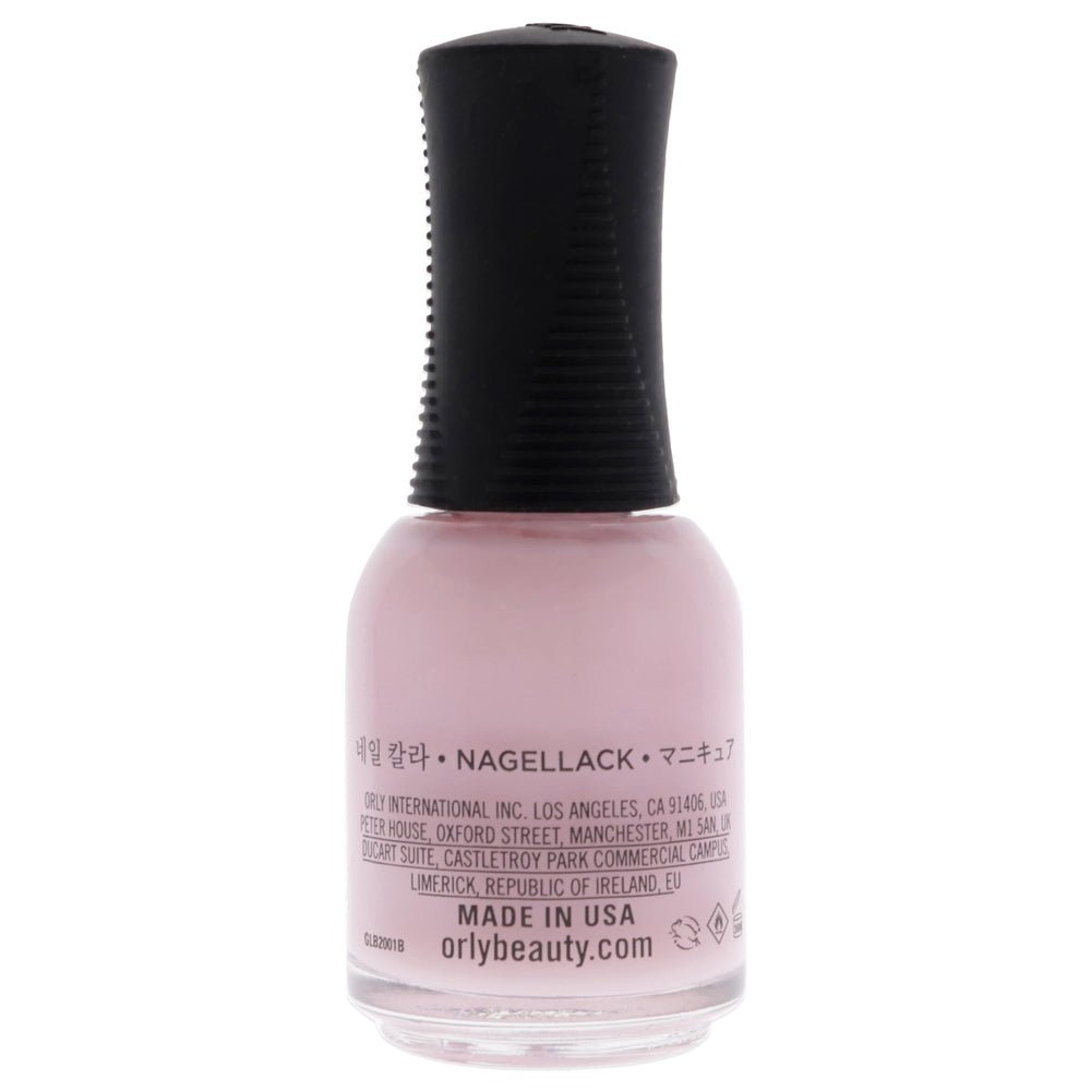 Orly Confetti close-up of shimmer and glitter texture, highlights durable finish