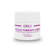 Orly Cuticle Therapy Creme jar front view showing label and compact size, hydrates cuticles
