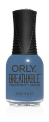 Orly bottle front view showing De-Stressed Denim color and clean packaging benefit