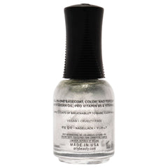Orly brush closeup displaying wide flat brush for smooth application