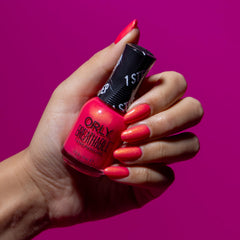 Orly The Floor Is Lava open brush demonstrating smooth application control