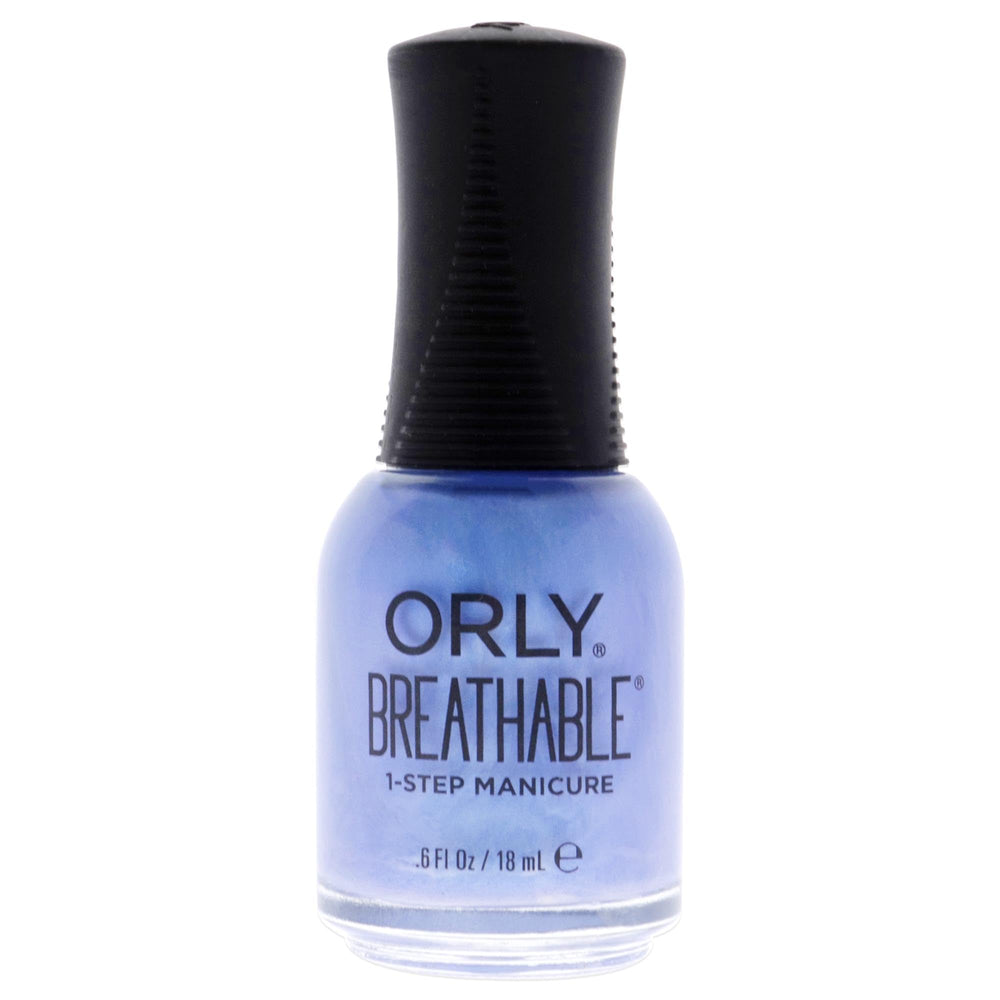 Orly bottle front view showing You Had Me At Hydrangea shade and branding benefits