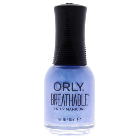 Orly bottle front view showing You Had Me At Hydrangea shade and branding benefits