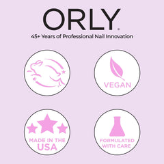 Orly lifestyle manicure photo showing durable protection for everyday activities