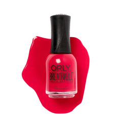 Orly bottle front packaging showing true-red creme and applicator benefit