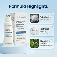 ORRÉNATURALS ampoule held in hand showing compact travel-friendly size