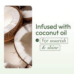 ORS coconut oil hairdress applied as a scalp spot treatment to soothe and condition targeted areas