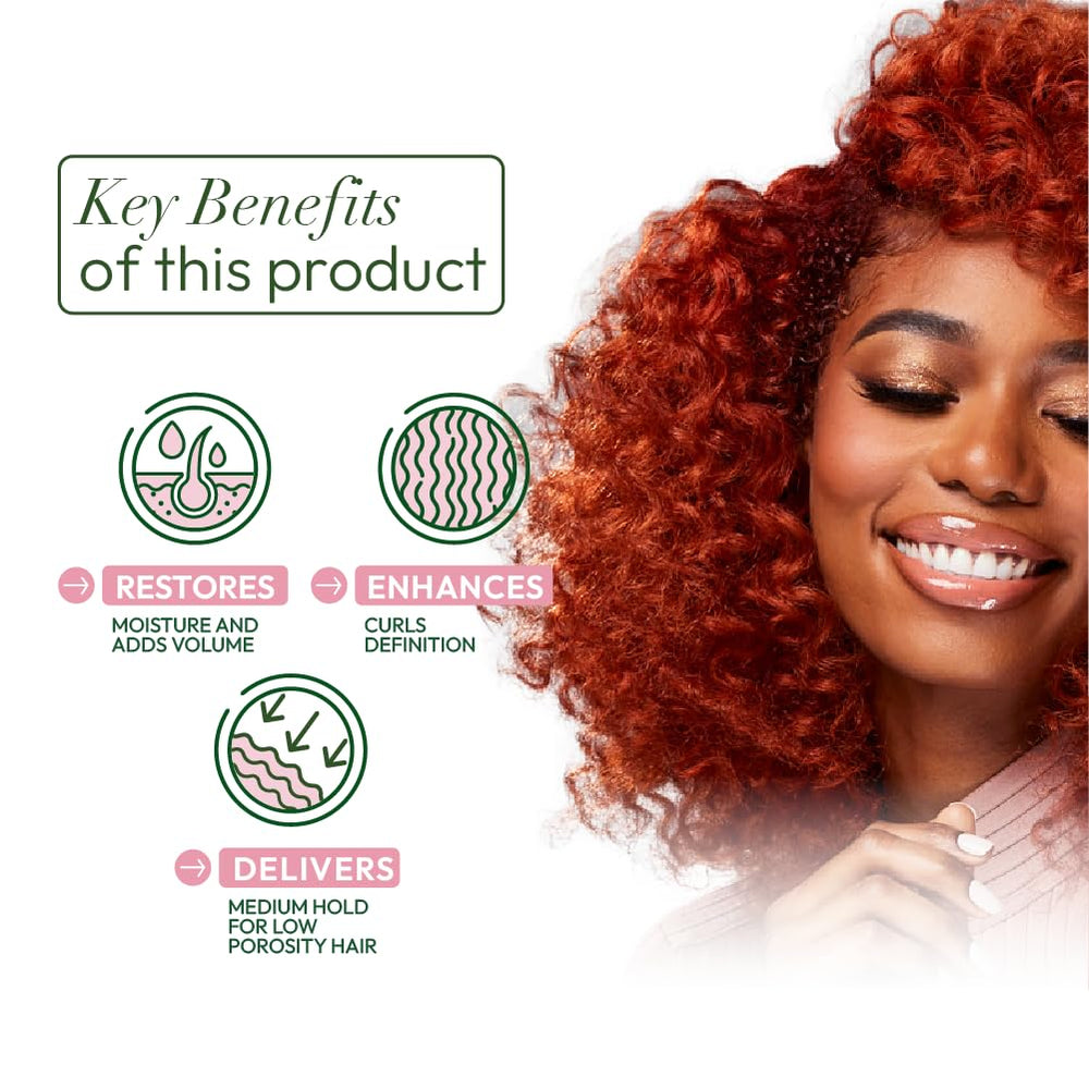 ORS Curlshow texture close-up highlighting creamy lightweight consistency