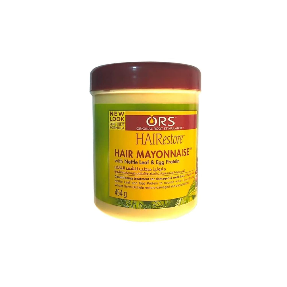 ORS HAIRestore jar front view showing label and 16 oz size benefiting salon-level conditioning