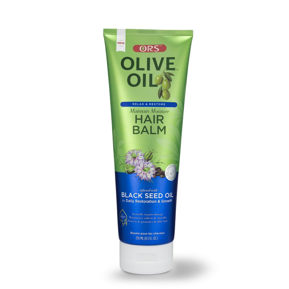 ORS jar front view showing balm texture and lightweight moisture benefits