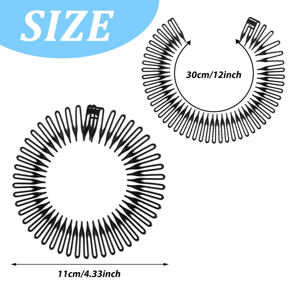 oruola stretch demonstration showing band extended to fit various head sizes