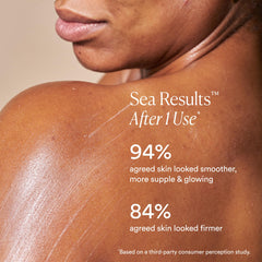 OSEA silky balm texture swatched on skin highlighting fast absorption benefit