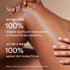 OSEA natural seaweed sediment in bottle proving authentic seaweed infusion