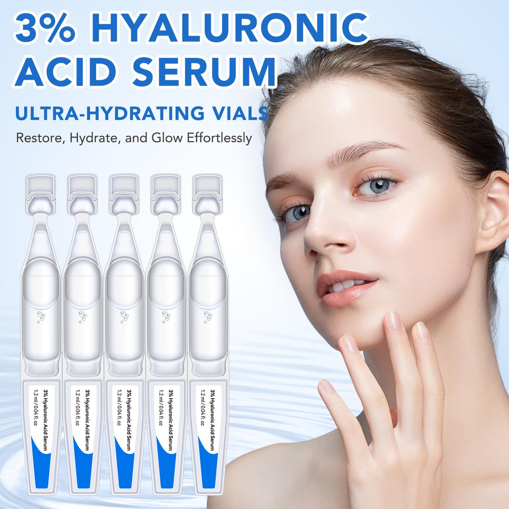 O.SECERT clear serum droplet texture showing non-greasy hydration benefit