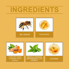 OSFRIAGE turmeric and peppermint ingredients display indicating natural botanicals