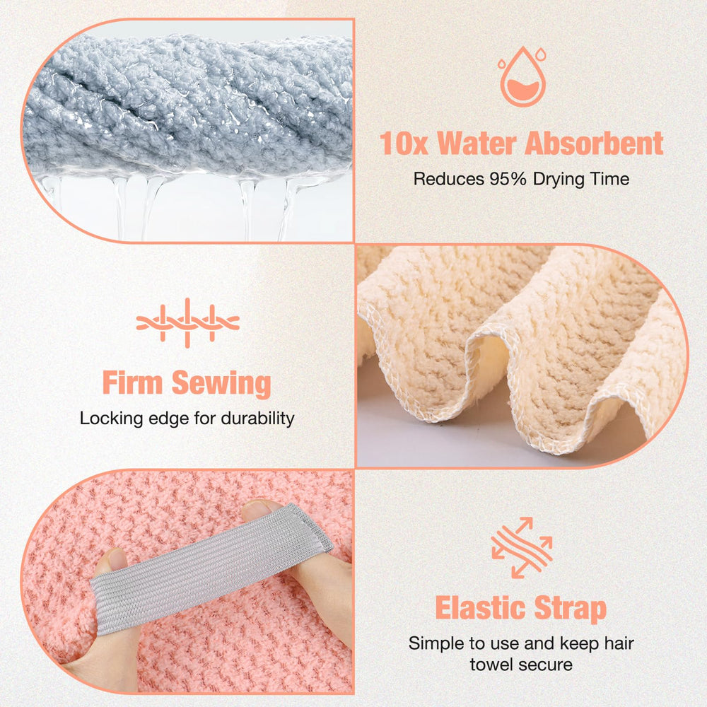 OSRPIEU towel wrapped on model showing hands-free convenience