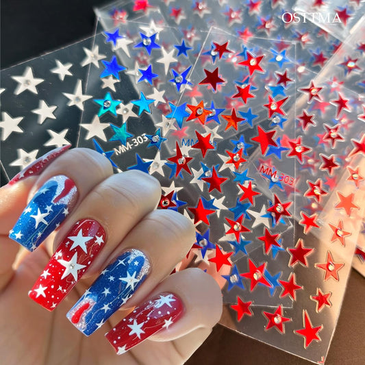 OSTTMA front packaging showing Independence Day nail stickers and festive benefit