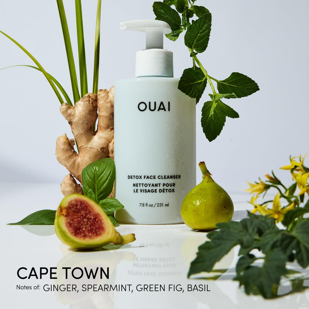 OUAI creamy lather texture demonstrating gentle effective cleansing