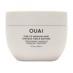 OUAI front packaging of treatment mask showing product and benefit of lightweight hydration