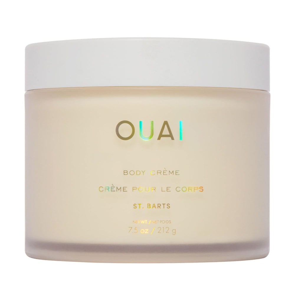 OUAI jar front view showing packaging and brand benefit of easy identification