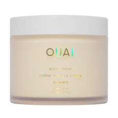OUAI jar front view showing packaging and brand benefit of easy identification
