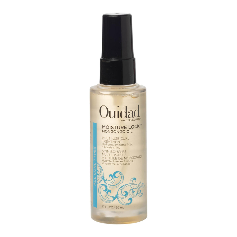 ouidad front packaging shows bottle and label, highlights clean curl care