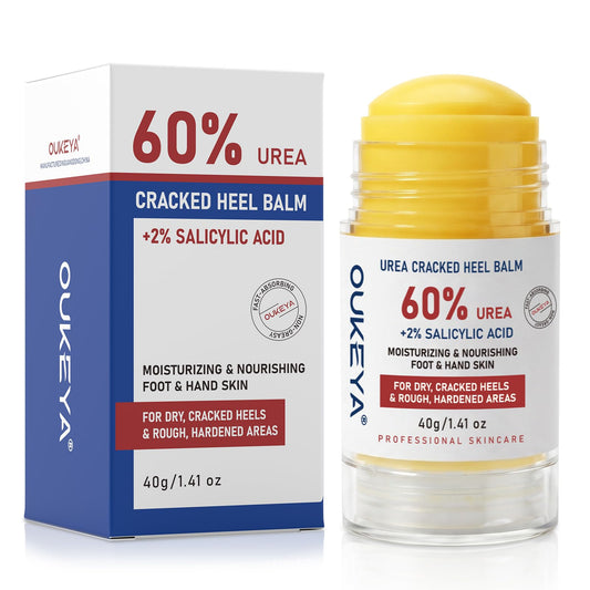 OUKEYA front packaging of urea stick showing product benefits