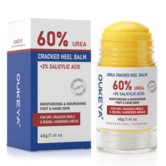 OUKEYA front packaging of urea stick showing product benefits