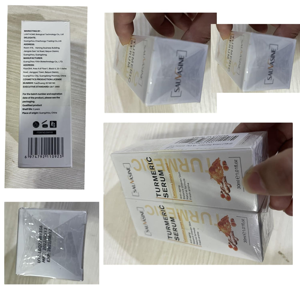 OUKPANE golden serum drop on hand texture image showing fast absorption benefit