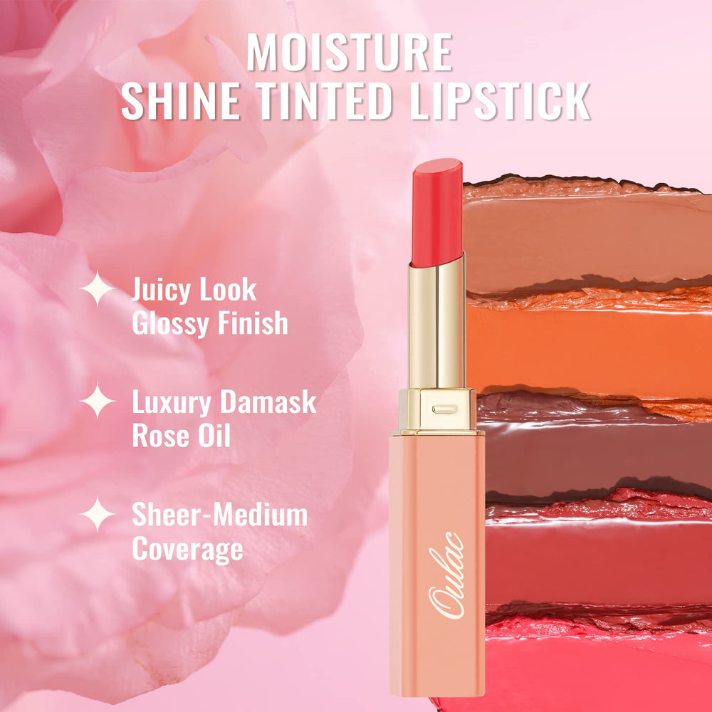Oulac apple red lifestyle hand bag scene showing on-the-go touch-up convenience and style