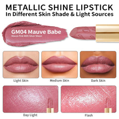 Oulac lipstick bullet close-up showing creamy texture and smooth application benefit